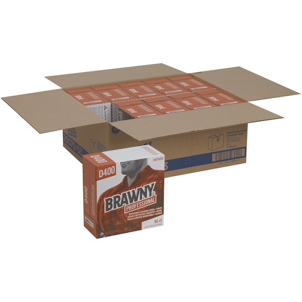 Brawny All-Purpose Wipers, w/Pop-Up Box, 9-1/4"x16-5/16", WE, PK 900 GPC2007003CT - main